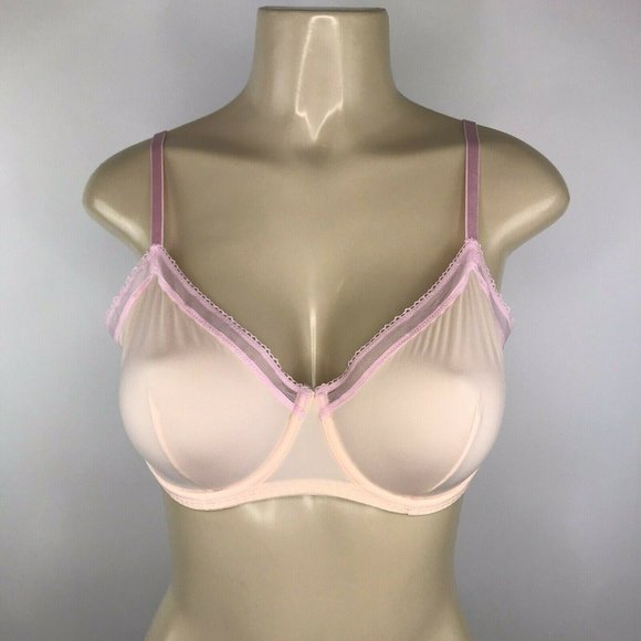 Savage X Fenty Unlined Bra Dusty Peach Underwire - Picture 4 of 13